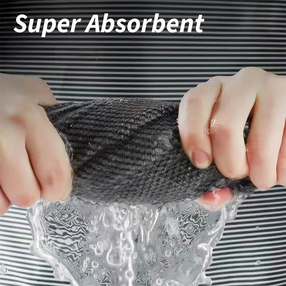 Espresso Accessories Barista Towels 6 Pack – Microfiber Cleaning Cloths for Espresso Machines, Steam Wands & Countertops – Essential Coffee Bar Accessories, 12"x12"