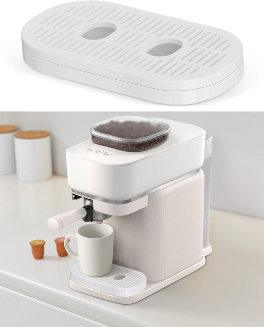 Drip Tray Lower & Extension for Philips Baristina Espresso Coffee Machine, Lower & Wider Base for Oversized Cups, PETG Material, Easy Clean