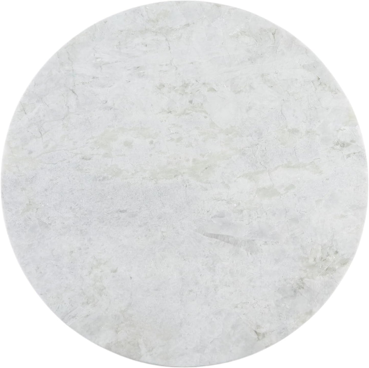 Koville Lighe Gray Marble Stone Cutting Board, Non-Stick Dough Pastry and Cutting Boards for Kitchen Counter, 16" Marble Cheese Board for Baking, Charcuterie, Trivet, Round Serving Slab for Countertop