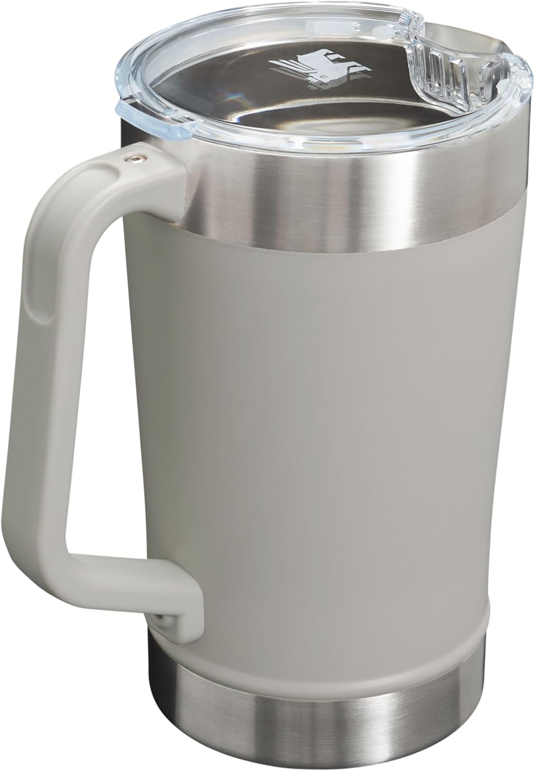 Stanley Stay-Chill Pitcher 64 oz | Cold Water, Beer, and Drink Pitcher with Lid | Large Capacity Durable Beverage Container with Handle | Insulated Stainless Steel | BPA-Free | Ash