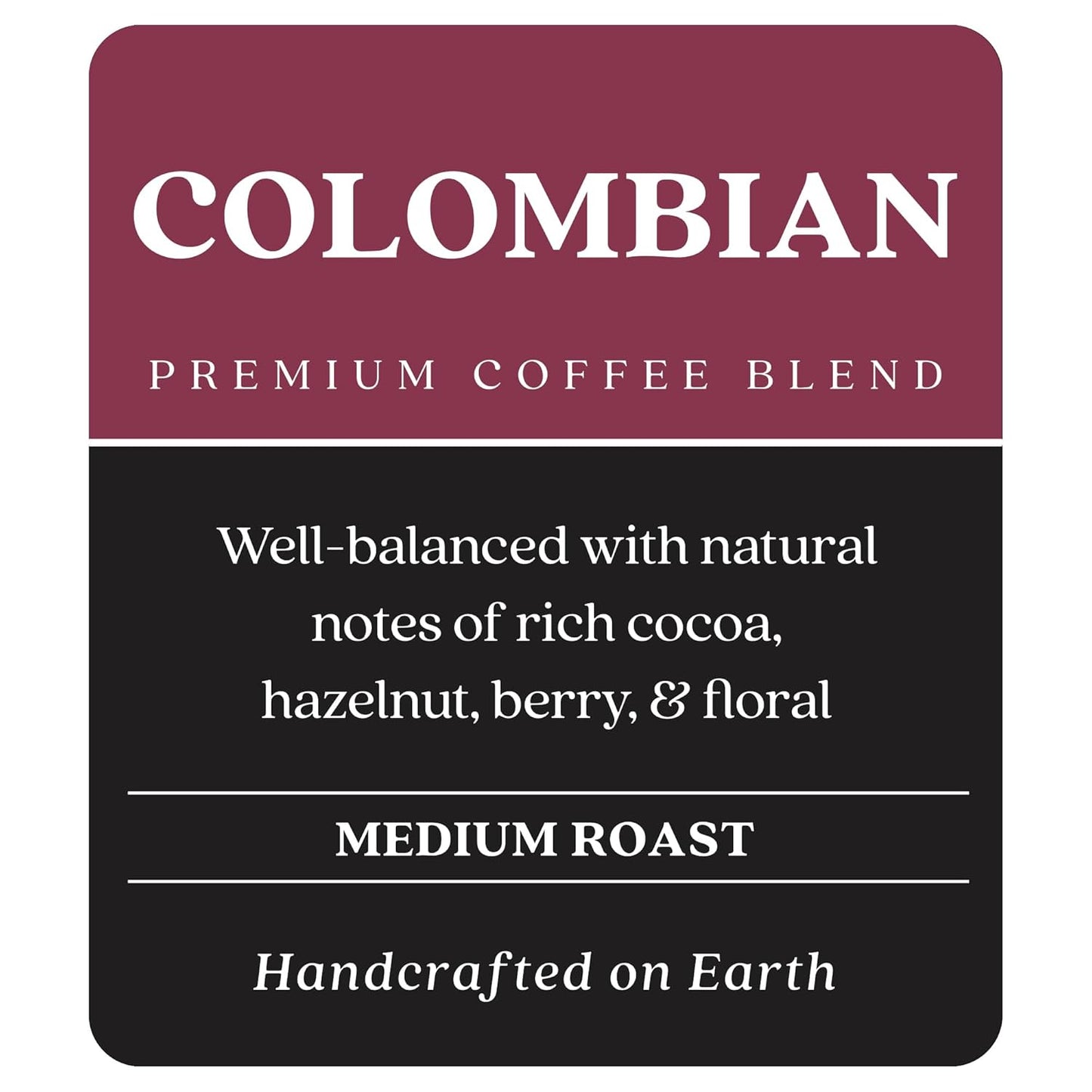 Copper Moon Medium Roast Whole Bean Coffee, Colombian Blend, 5 Lb