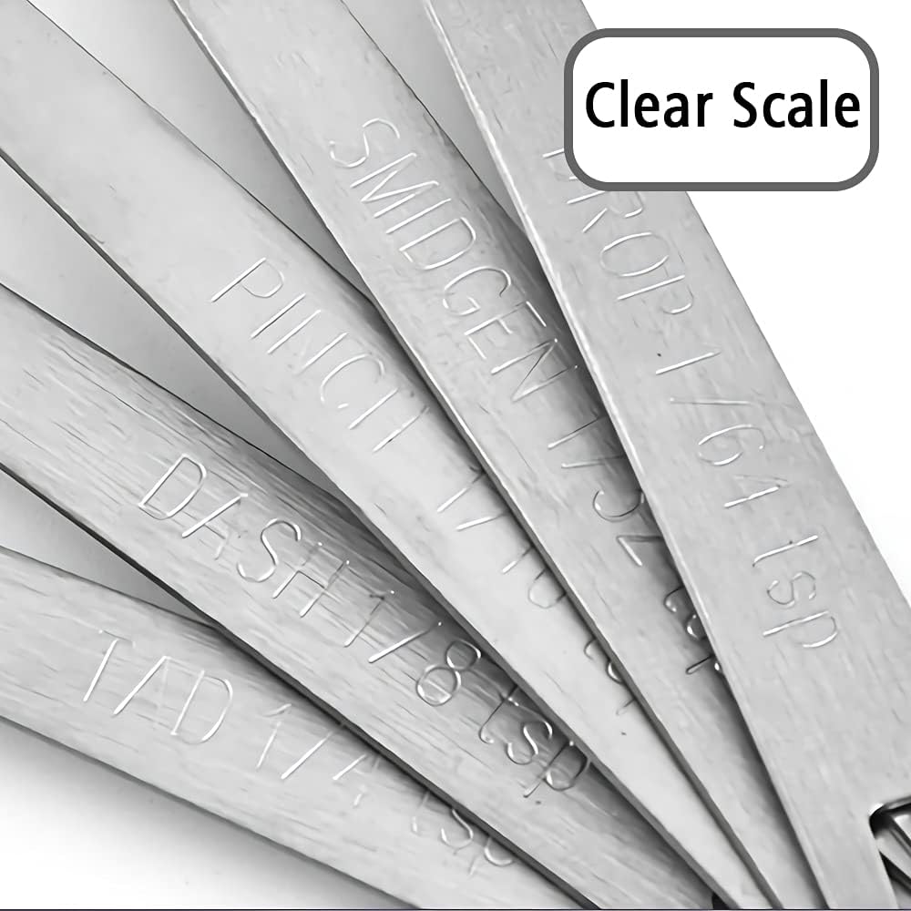 1PCS 1/64 Teaspoon(1/64tsp, 0.08ml, Drop) Single Tiny Measuring Spoon, Small Individual Stainless Steel Measure Spoons Only