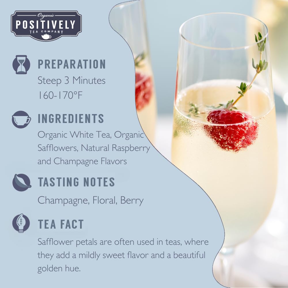 Organic Positively Tea Company, White Tea Sampler, Loose Leaf, 4 Ounce, 3 Pack