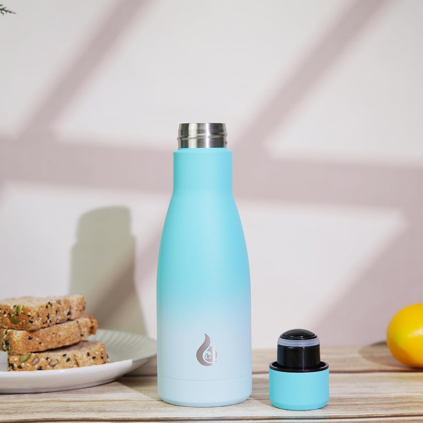 BJPKPK 25oz Insulated Stainless Steel Water Bottles Reusable Metal Travel Sports Water Bottle Keep Cold and Hot,Sea Salt