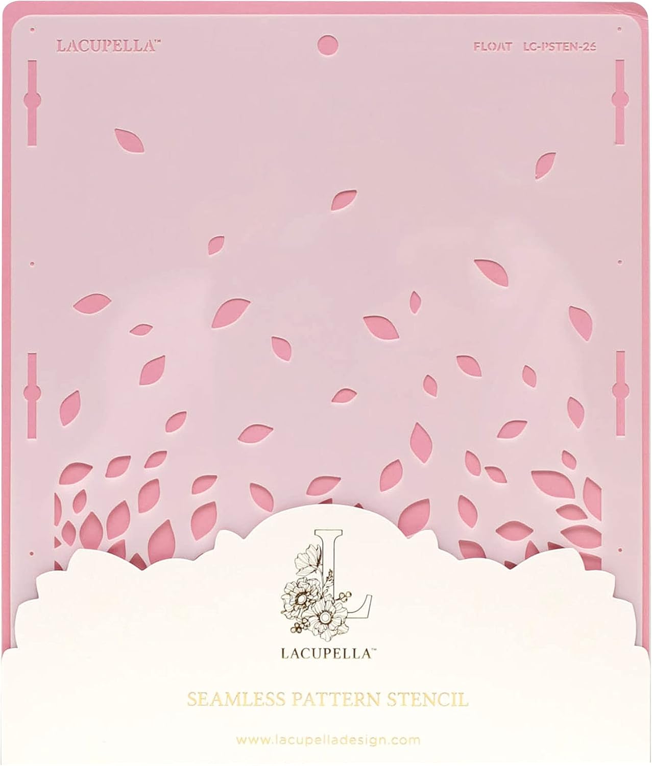 Cake Decorating Stencil for Tall Buttercream Cake, Royal Icing, Ganache, Paint, Airbrush (Float)