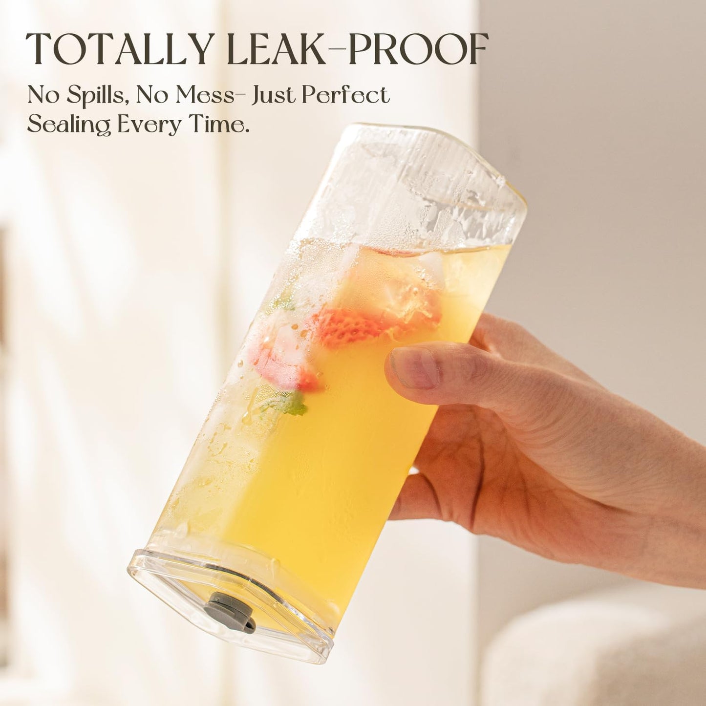 6PCS Pink Square Drinking Glass Cups, 17 Oz Modern Glassware with Lids & Straws - Old Fashioned Cocktail Glasses for Juice, Iced Coffee, Bubble Tea, Party Drinkware