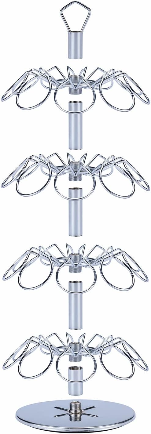 Rice rat K cup Holder Storage Coffee Capsules Pod Holder Carousel 4 Tier Compatible with 36 K-Cup Pods