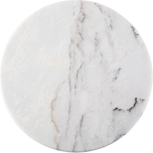 Koville Milas Lilac Marble Cutting Board for Kitchen, 16" Large Marble Cheese Serving Board for Baking, Charcuterie, Pastry, Trivet, Non-Stick Heat Resistant Stone Cutting Boards for Kitchen Counter