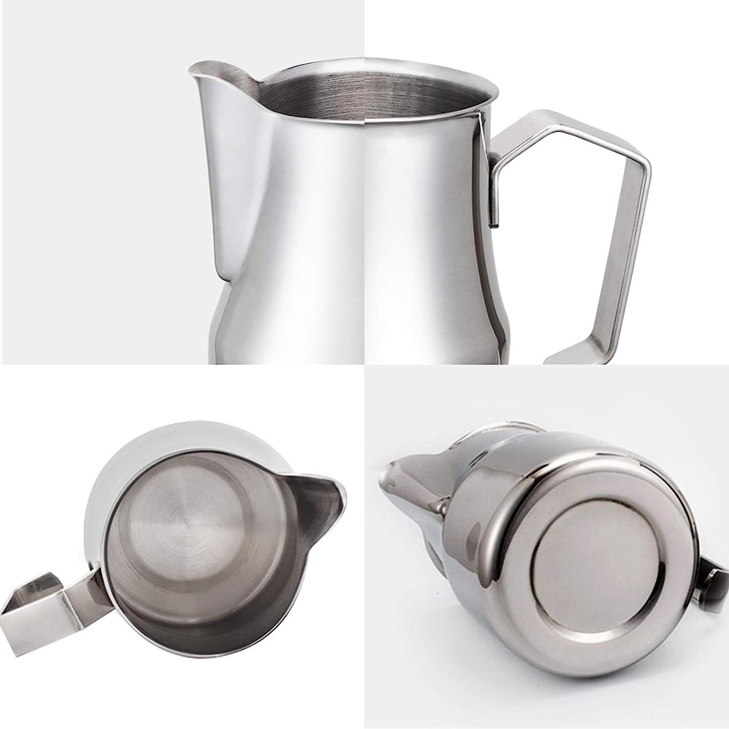 Easyworkz Espresso Steaming Pitcher Stainless Steel 15 oz Coffee Frothing Picther Milk Jug Cappuccino Latte Art Cup