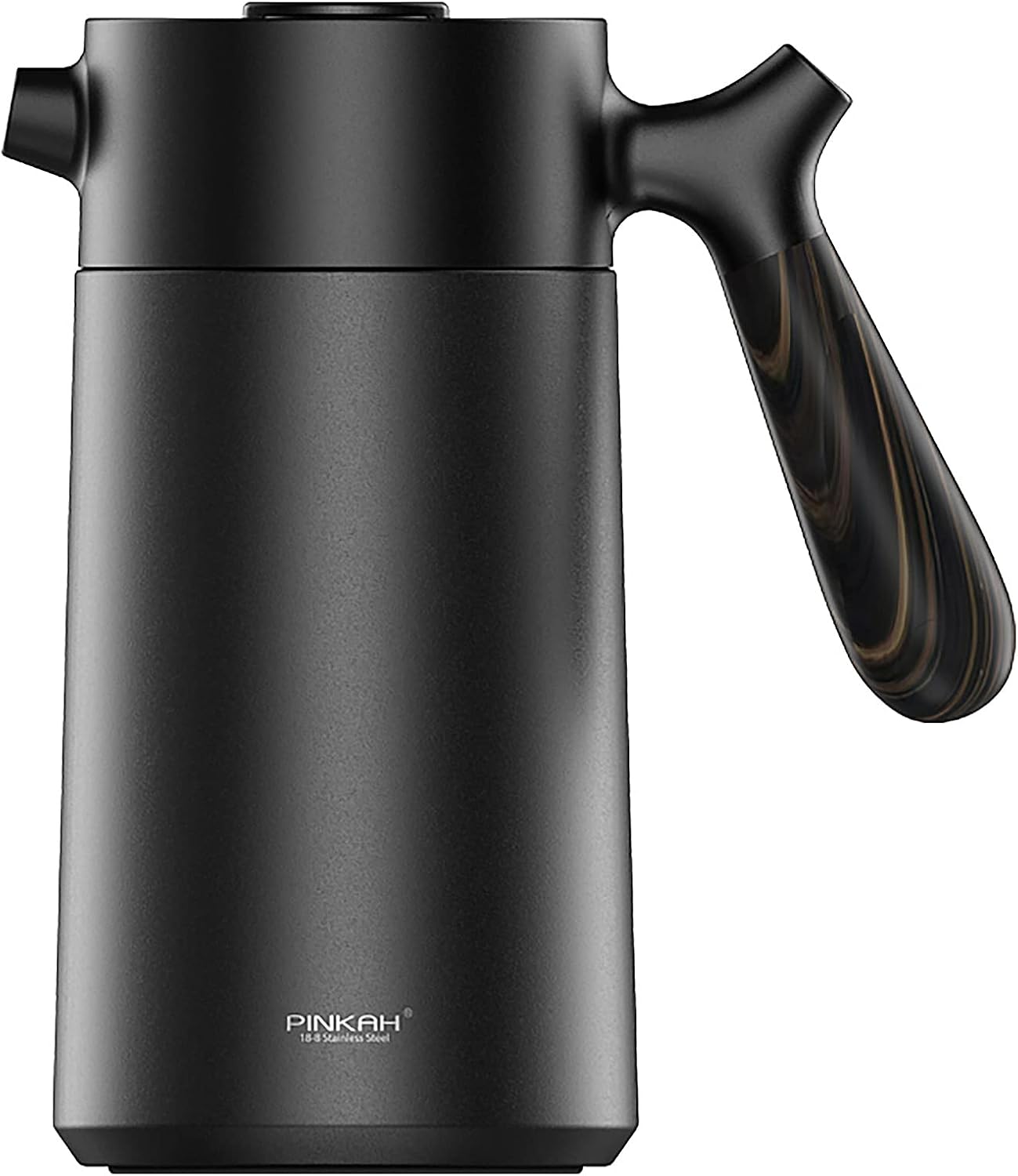 Stainless Steel French Press Coffee Maker, Double Walled Insulated Coffee & Tea Maker with Filter (Matte Black, 32 Ounce)