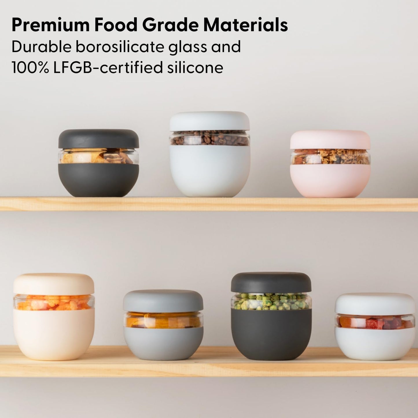 W&P Porter Seal Tight Glass Lunch Bowl Container w/ Lid | Mint 16 Ounces | Leak & Spill Proof, Soup & Stew Food Storage, Meal Prep, Airtight, Microwave and Dishwasher Safe, BPA-Free Glass