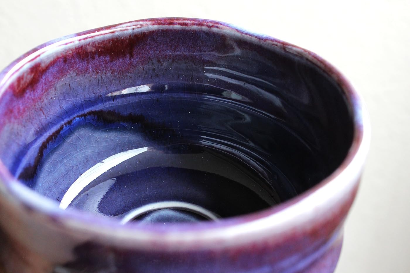 Japanese Traditional Handcrafted Matcha Chawan Tea Bowl Cup Ceremony Tableware Pottery (Shigaraki)