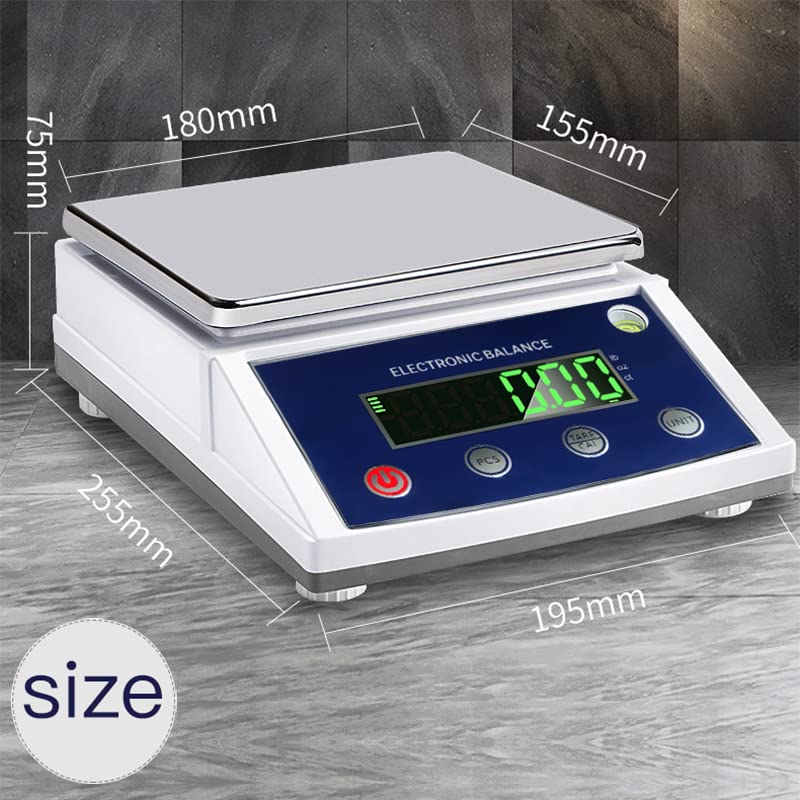 Hochice High Precision Lab Gram Counting Scale Scientific Analytical Laboratory Balance Digital Electronic Scale Jewelry Scales 1000gx0.01g Accurate with RS232 Port