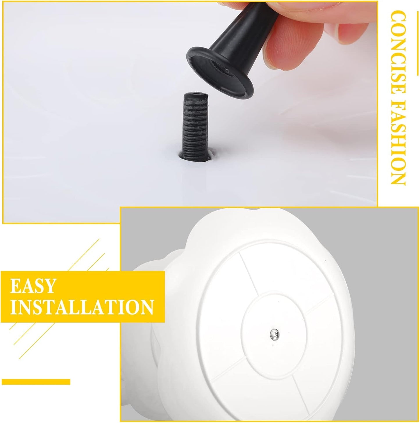 Sawysine 6 Pack 3 Tiers Dessert Stand Plastic Cupcake Stand Serving Trays Cupcake Display Stand Cookie Tray for Party and Platter for Home(Black)