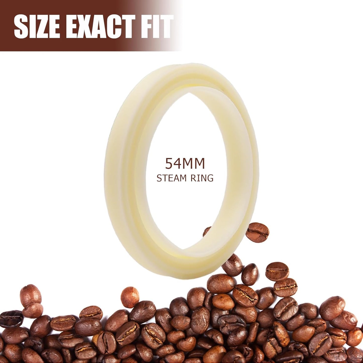 Dianrui 2PCS 54mm Silicone Steam Ring for Breville Espresso Machine Accessories BES870xl/878/860/880/810/840/450/500 Espresso Accessories Grouphead Gasket Replacement Part
