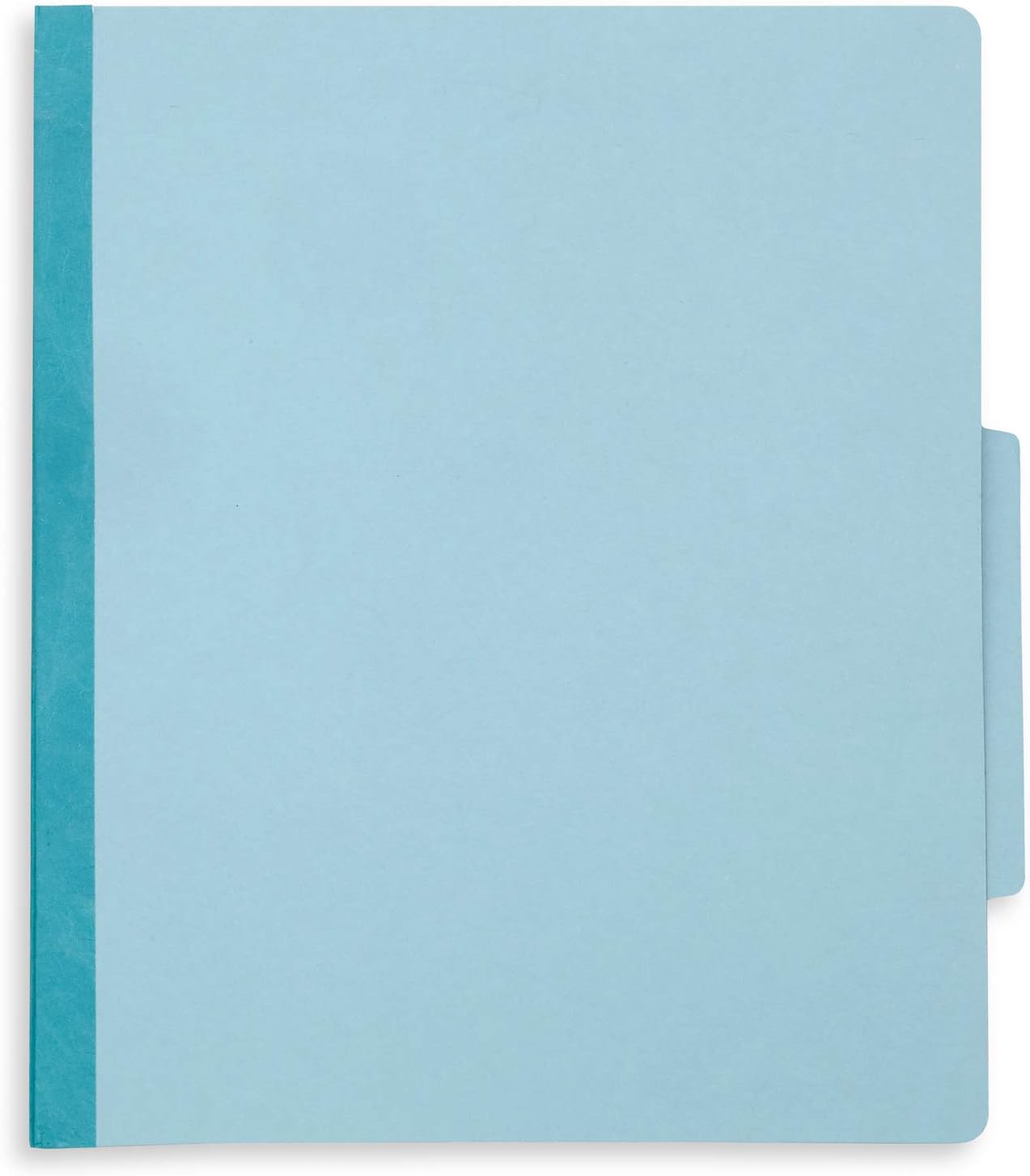 10 Blue Classification Folders - 1 Divider - 2 Inch Tyvek Expansions - Durable 2 Prongs, for Medical Files, Law Client Files, Pressboard Classification Folders 1 Dividers Letter Size, Blue, 10 Pack
