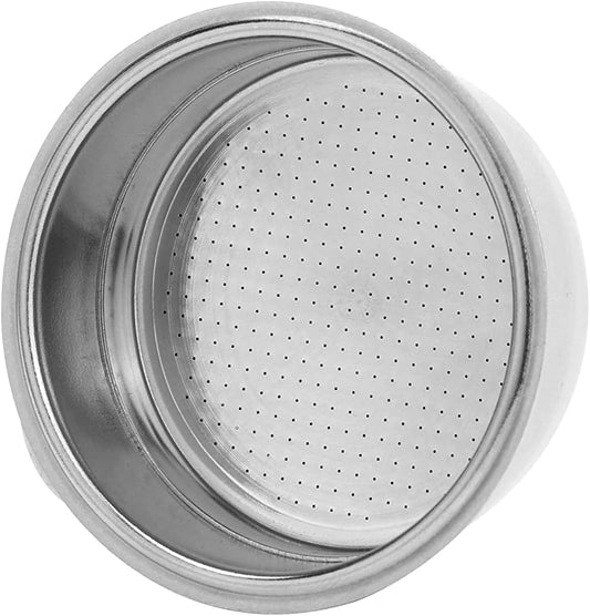 51mm Stainless Steel Coffee Filter Basket, Fit for Gevi/CASABREWS/CAPRESSO,2 Cup Coffee 51mm Dual Wall pressurized Filter Basket, Please check the size and shape carefully
