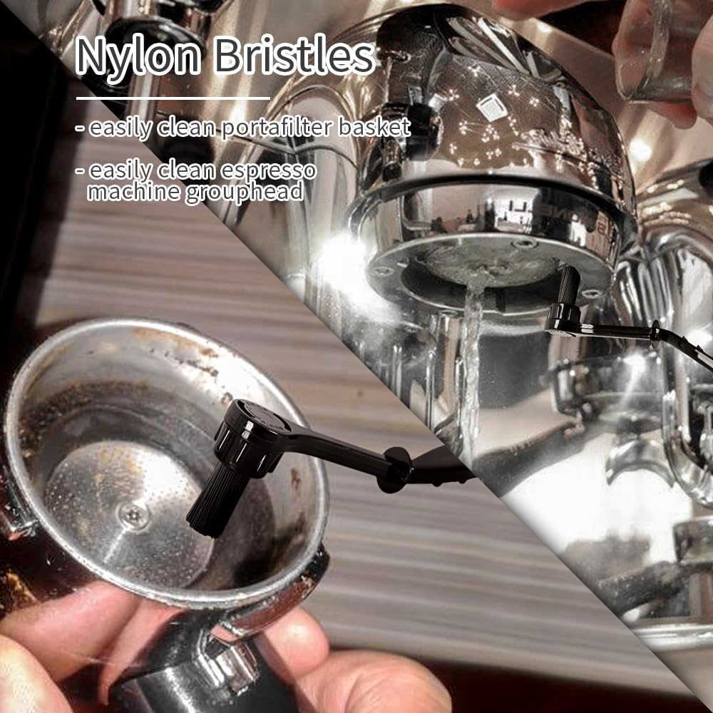 Espresso Machine Cleaning Brush Kit - CAFEMASY 6pcs Replacement Coffee Cleaning Brush Head