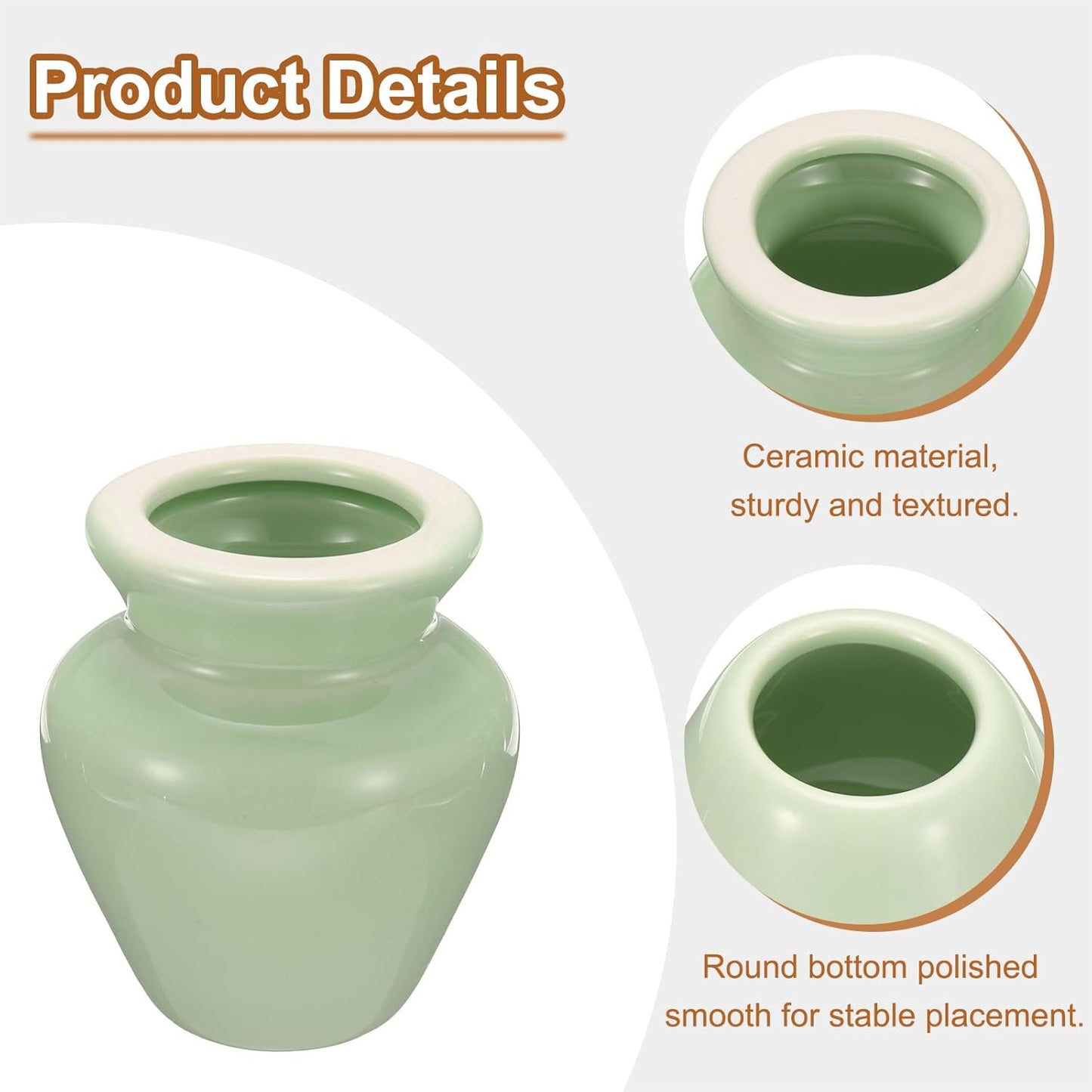 HARFINGTON Ceramic Chasen Stand 73mm Matcha Whisk Holder Teas Set Whisks Stand Traditional Matcha Tea Chasen Holder Tea Set Accessories for Tea Tasting, Yellow