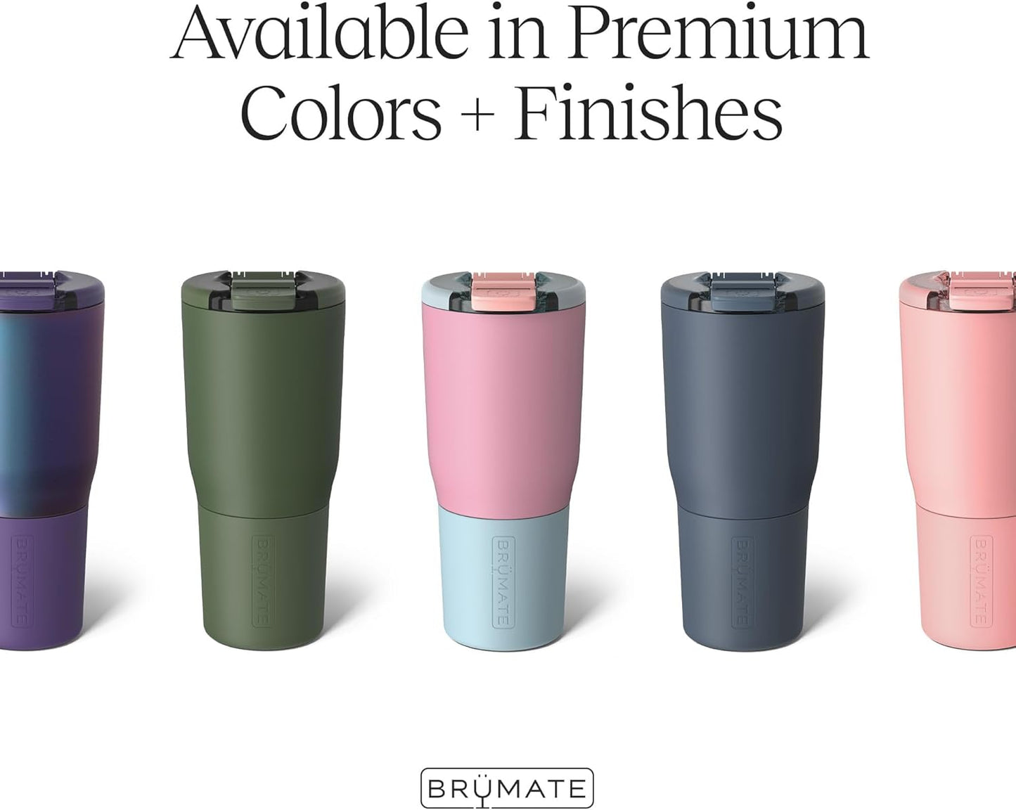 BrüMate Nav 25oz 100% Leak Proof Insulated Travel Tumbler with Magnetic BevLock™ Lid - Double Wall Cup-Holder Friendly Stainless Steel Mug (Mocha)