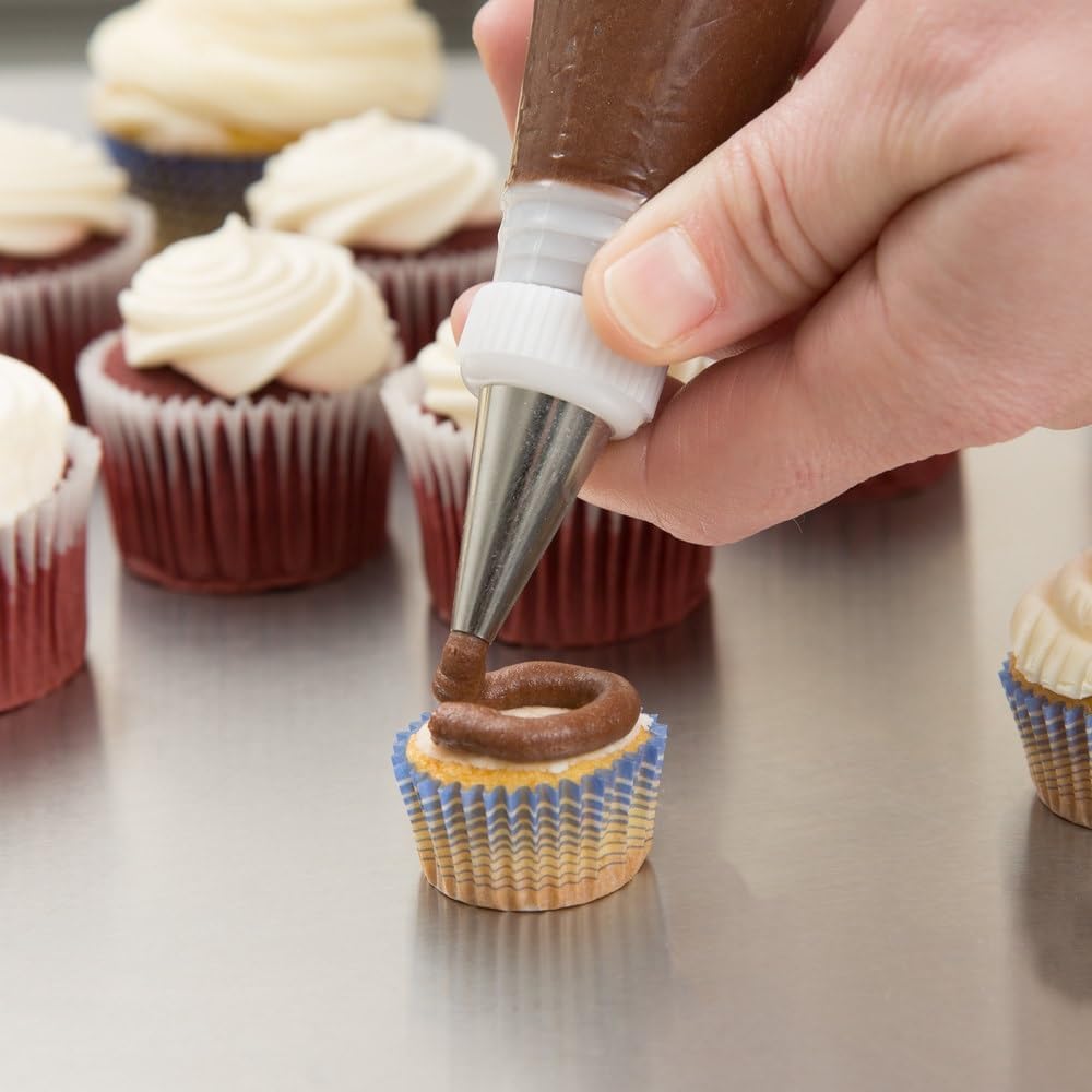 Soro Essentials- 18" Disposable Pastry Bag Pack of 100- Anti Burst Thickened Disposable Icing Piping Pastry Bags Non-Slip Decorating Bags Ideal for Cakes and Cookies Decoration for Home Restaurant