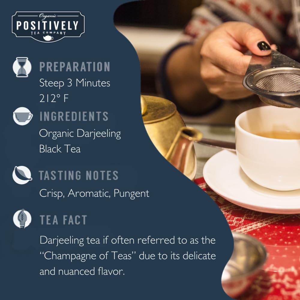 Organic Positively Tea Company, Indian Tea Sampler, Loose Leaf, 4 Ounce, 3 Pack