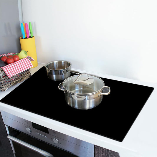 2MM Thick Silicone Countertop Mat, 31.5"x 23.6"(80cmx60cm) Silicone Mats for Kitchen Counter, Nonslip Heat Resistant Mat, Large Kitchen Counter Mats, Waterproof Countertop Protector, Black