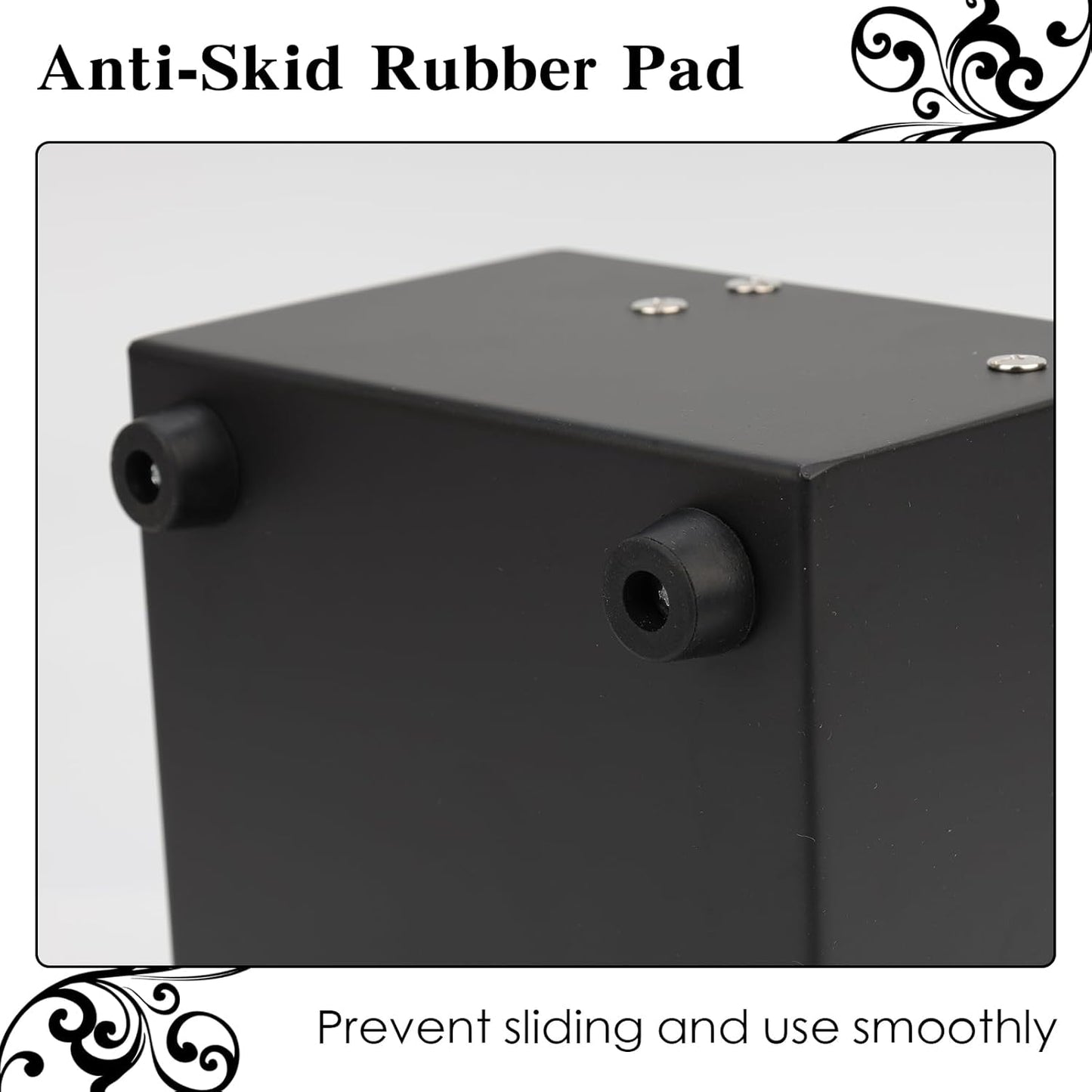 Espresso Knock Box, Stainless Steel Coffee Bag Container, With Steel Bracket And Noise Reducing Rubber Ring (M)