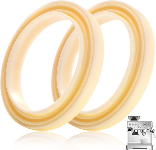 2PCS 54mm Silicone Steam Ring for Breville Espresso Machine, Espresso Machine Accessories for Breville 878/870/860/840/810/500/450 and Sage 500/870/875/880/810/878 Grouphead Gasket Replacement Part
