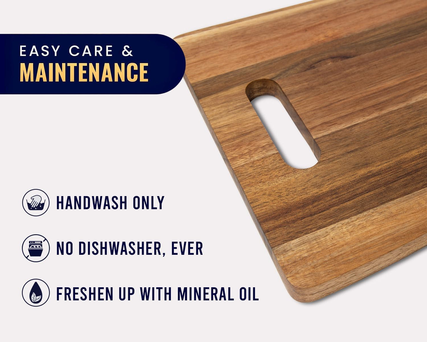 Comfify Extra Large 35" Acacia Wood Charcuterie Serving Board - Premium Wood Grain - Gourmet Meals, Cheese Platters, Appetizers, Dining Table, Kitchen, Patio, BBQ - Serve Chic, Feel Elegant