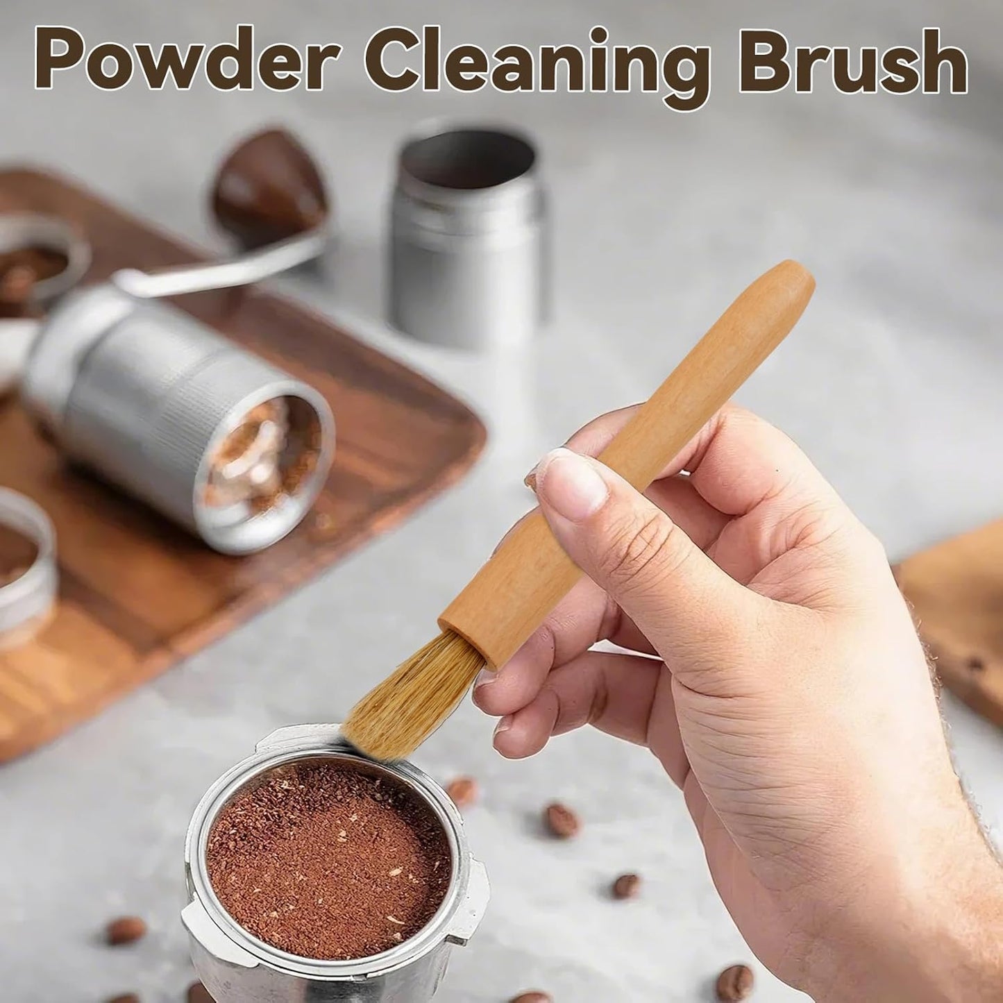 24pcs Espresso Tamper Set, Barista Tools Kit for Coffee Machine, Spring-Loaded 304 Stainless Steel Base 30lbs Coffee Calibrated Tamper Tools for Enjoying cafes Home Office hotels(53mm)