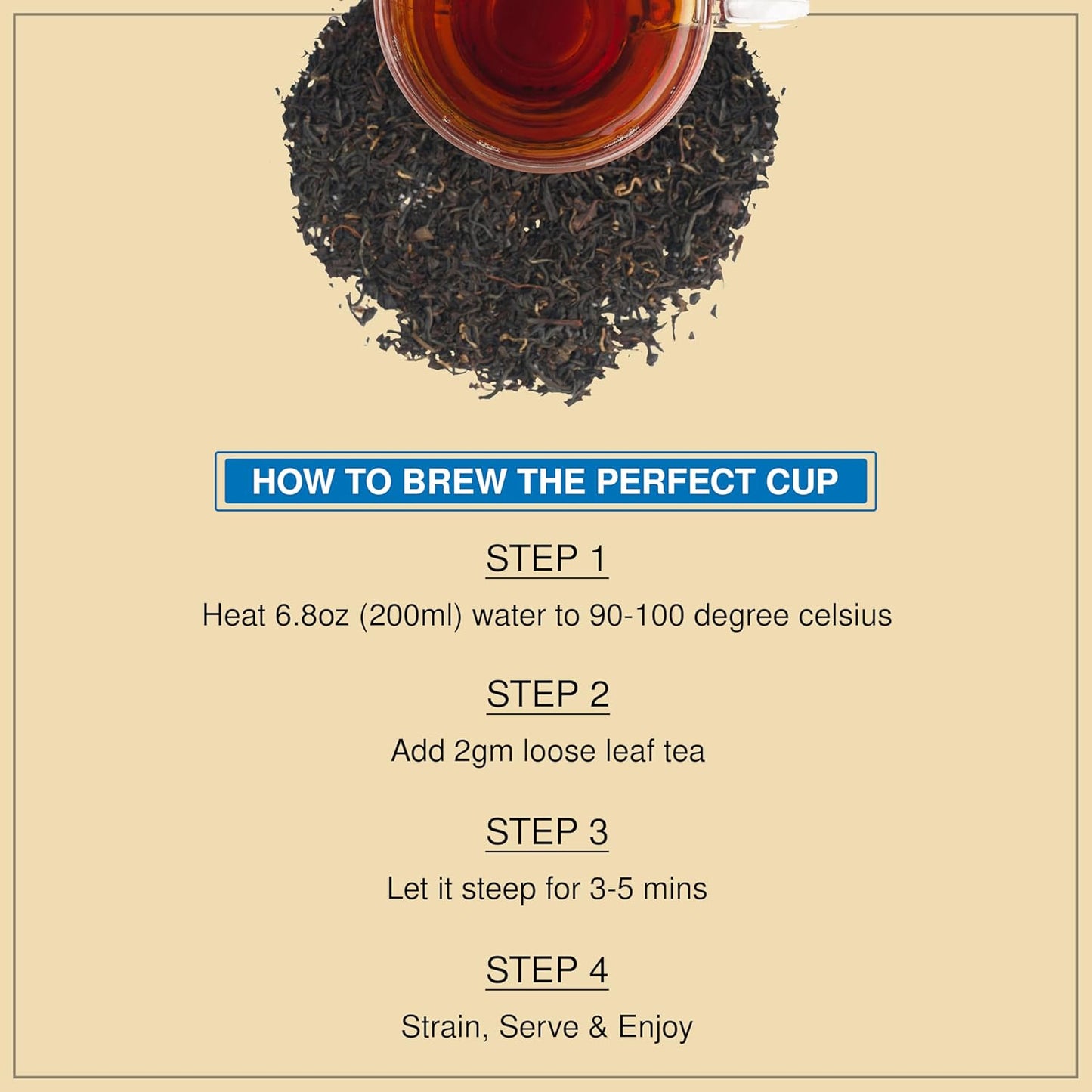 BREWIX, Assam Black Tea Leaves (50+ Cups, 3.53oz/100g) High Caffeine Gluten Free | Strong and Malty | Loose Leaf | Resealable Bag | Perfect for Strong Morning Tea