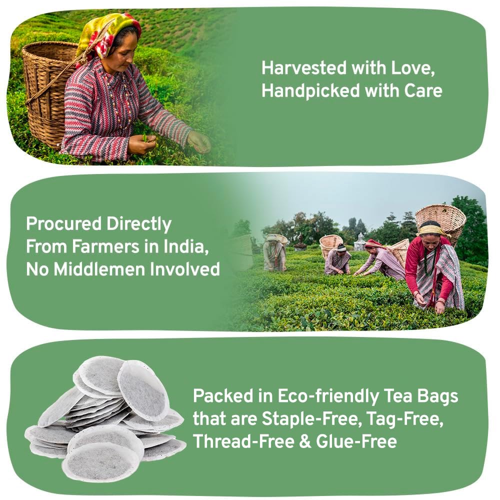 HANDPICK, Irish Breakfast Black Tea Bags (100 Count) Gluten-Free, Non-GMO | Strong, Robust & Bold Flavor | Round Eco-Conscious Tea Bags