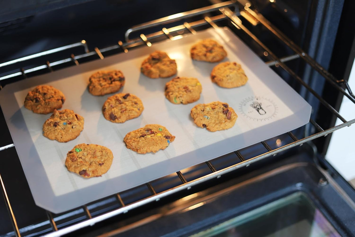 Silicone Baking Mats, Half Size Baking Sheet Liners, Pack Of 4, Oven Safe, (11.5 X 16.5), Non-Stick, Silicone Baking Sheet Liner, Perfect For Baking Macarons Cookies And Cakes