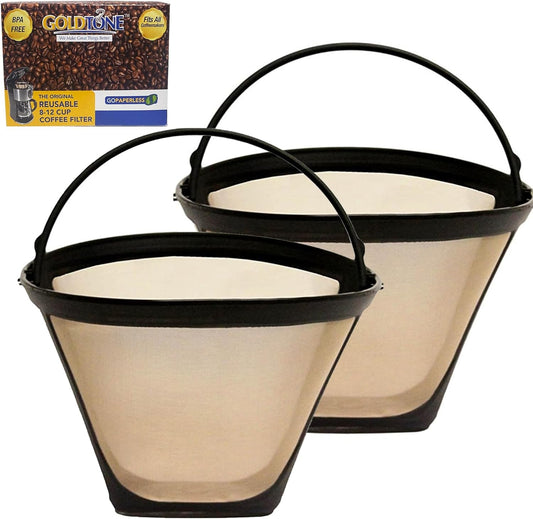 GoldTone Brand Reusable No.4 Cone replaces your Ninja Coffee Filter for Ninja Coffee Bar Brewer - BPA Free - Made in USA (2)