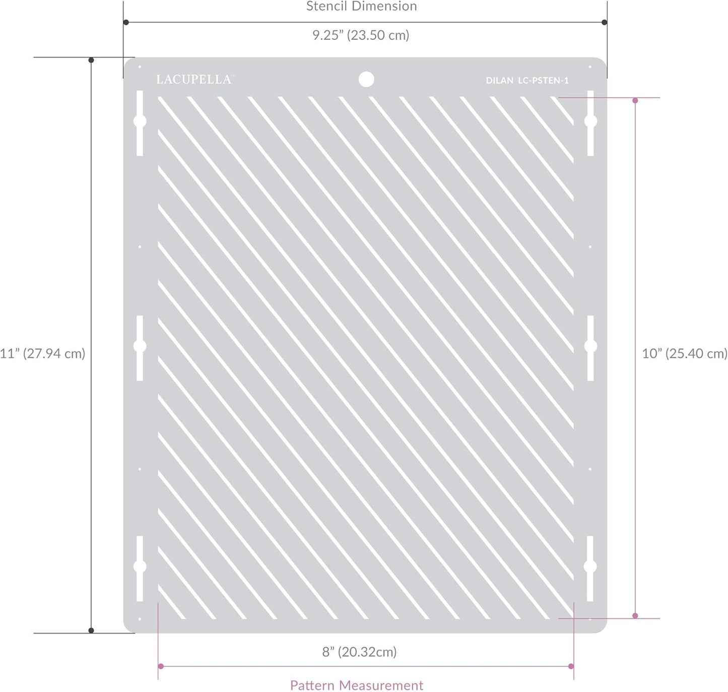 Harvest Cake Stencil - Seamless Delicate Pattern for Decorating Tall Double Barrel Cake to Use with Buttercream, Royal Icing, Ganache, Paint, Airbrush (Florentine)