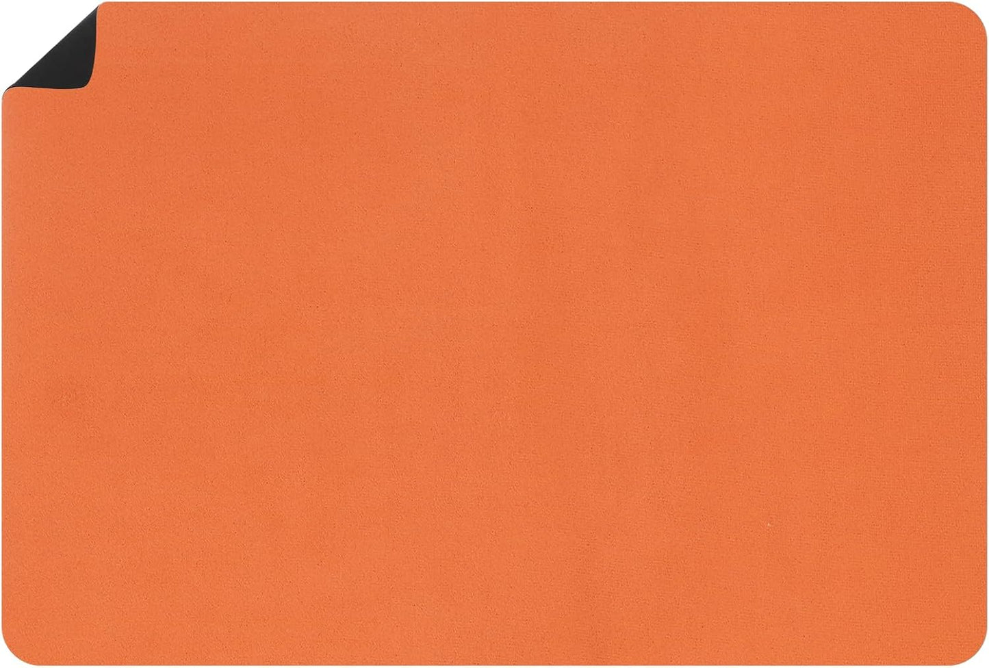 uxcell Silicone Mats for Kitchen Counter, 35.4" x 23.6" Non-Slip Countertop Protector Mat Heat Resistant Coffee Mat Waterproof Table Placemat, Orange