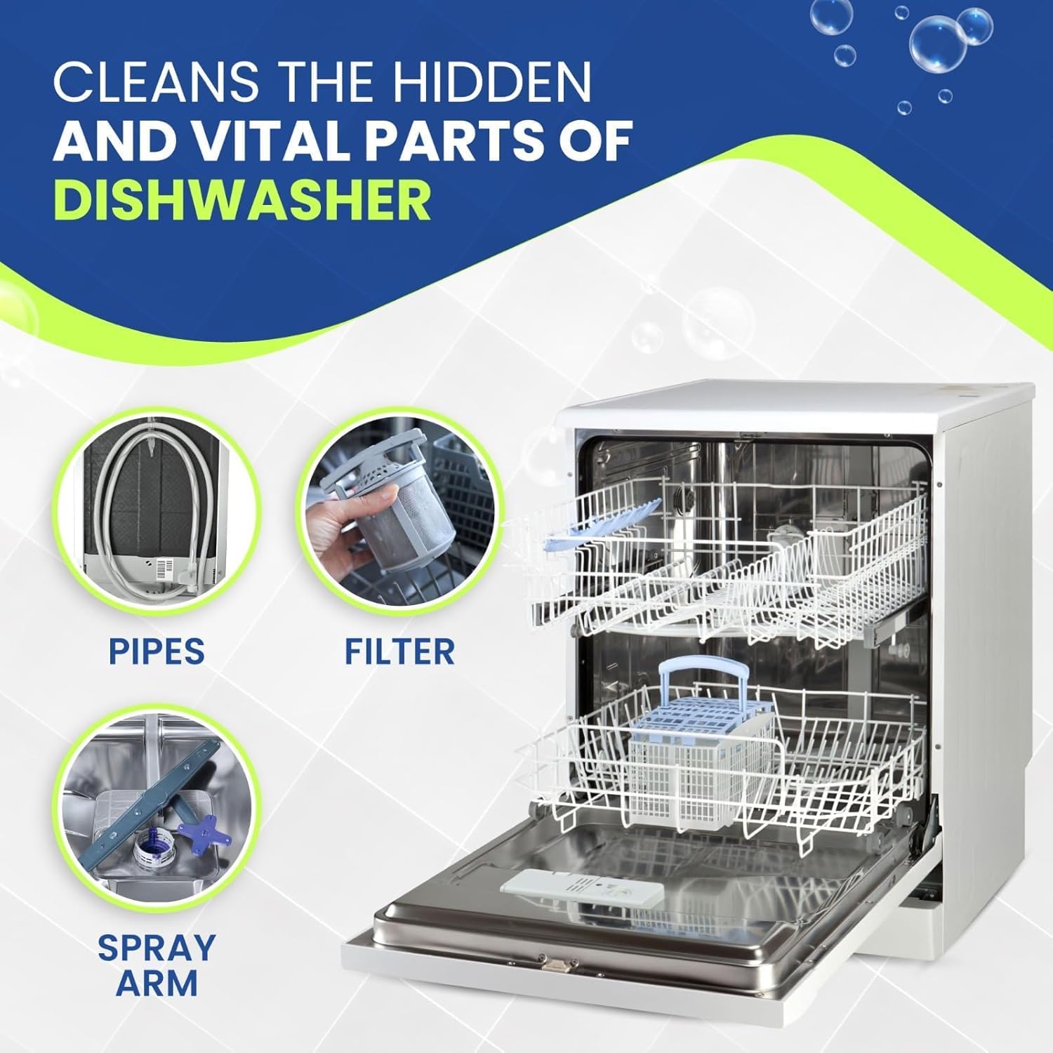 Sanytol -Tablettes Lave-Vaisselle 4 En 1 Désinfectantes - 24 Tablettes