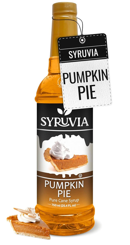 Syruvia Pumpkin Pie Coffee Syrup 25.4 Ounces
