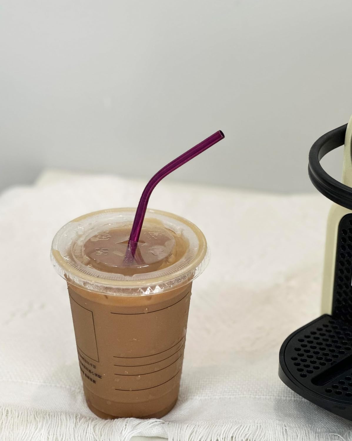 10 Pcs Stainless Steel Straws, Reusable Drinking Straws, 5 Straight + 5 Bent Metal Straws Set With 2 Pcs Cleaning Brushes (Rose Red, 10.5 Inch)