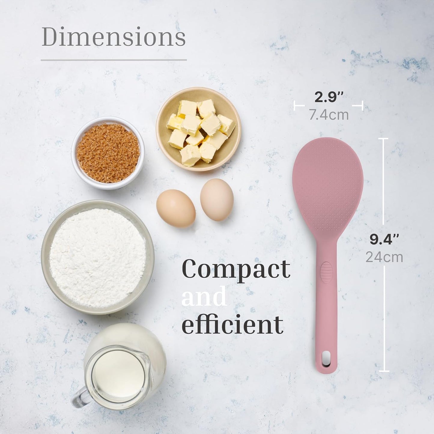 3 Pcs Colorful Silicone Rice Paddle, Heat Resistant Non-Stick Rice Spoon Spatula with Comfortable Handle for Cooking and Serving Mashed Potatoes, Scrambled Eggs, Sticky Bread Pudding