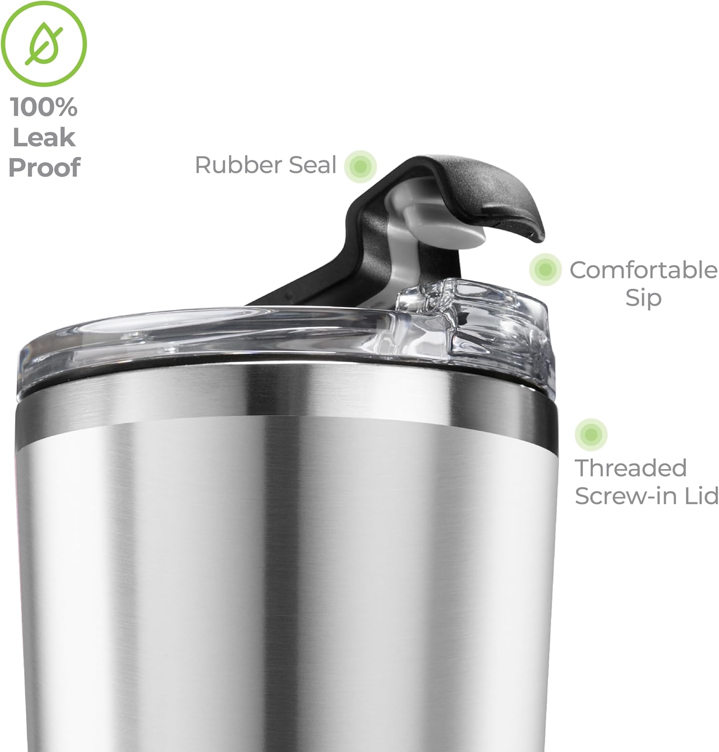 SIPX™ Triple-Insulated Tumblers - 16oz. Premium Modern Tumbler With Lid, insulated Cup Keeps Hot For 6 Hours, Stainless Steel Tumbler Made Of Sustainable Material, Coffee Travel Mug For Home & Office