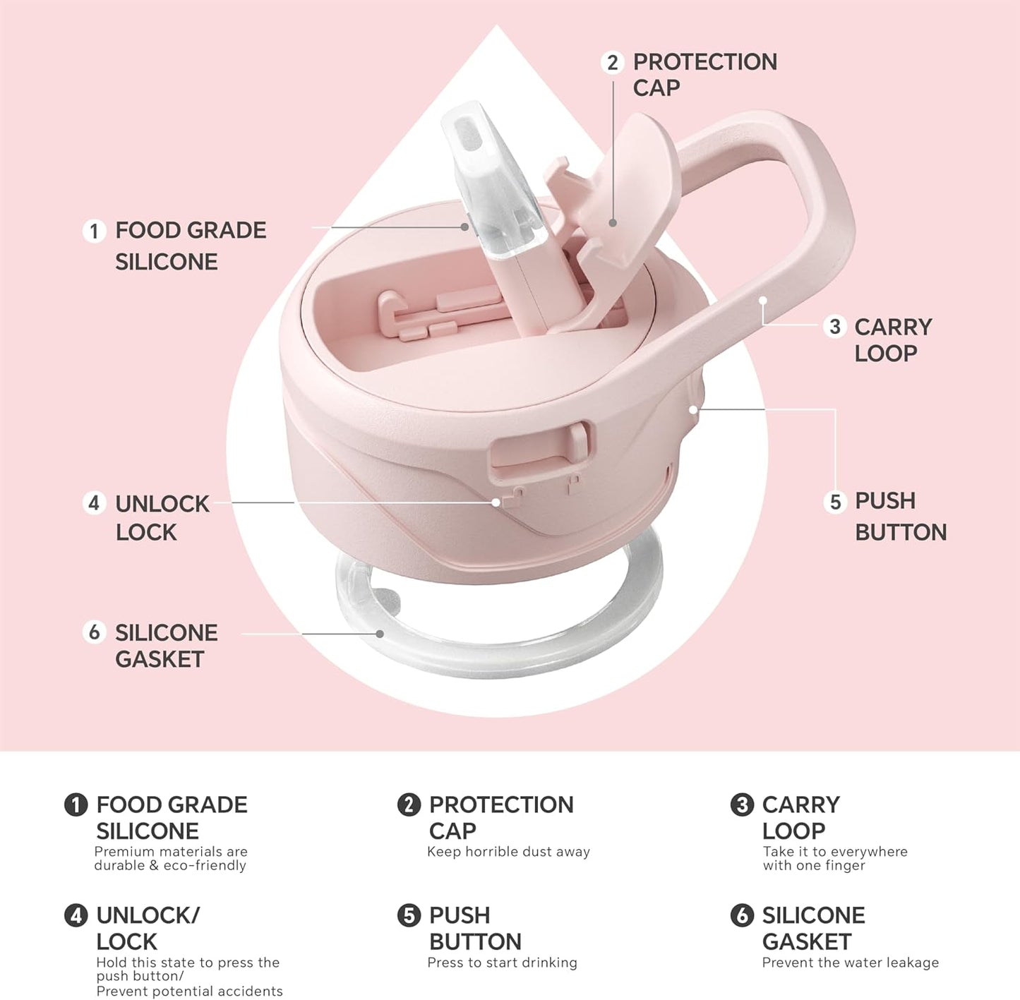 IDEUS Insulated Water Bottle 12oz, Stainless Steel Insulated Water Bottle For School, Insulated Bottles With Straws Leakproof, Vacuum Double Wall Water Bottles For Boys And Girls With 2 Lids, BPA Free