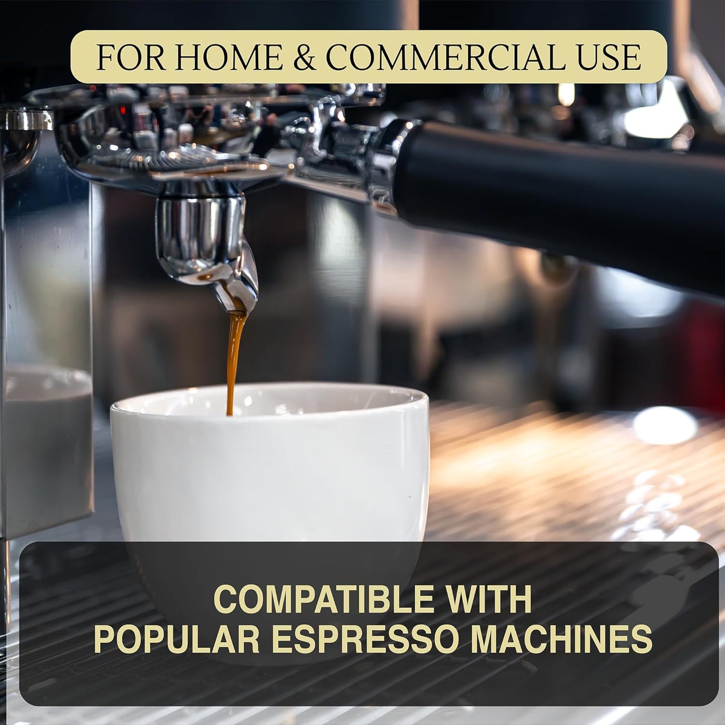 51mm Calibrated Espresso Coffee Tamper - Spring Loaded Coffee Tamp Tool with Mat - Precision Tamper Tool for Espresso Machines - Espresso Hand Press Tamper for Barista & at Home Brewers