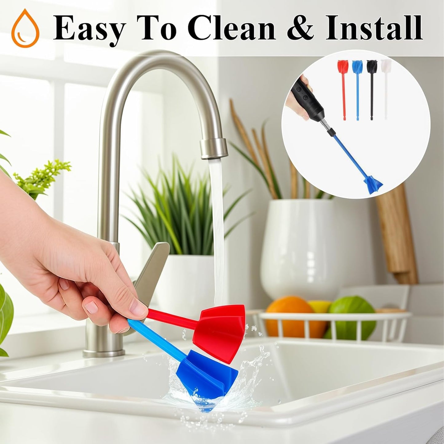 16 Pcs Epoxy Resin Mixer Paddles, Reusable Plastic Mixing Paddle Paint Stirrer for Drill, Multipurpose Helix Drill Mixer Attachment for Mixing Epoxy Resin Paint Silicone Molds, Works with Most Drills