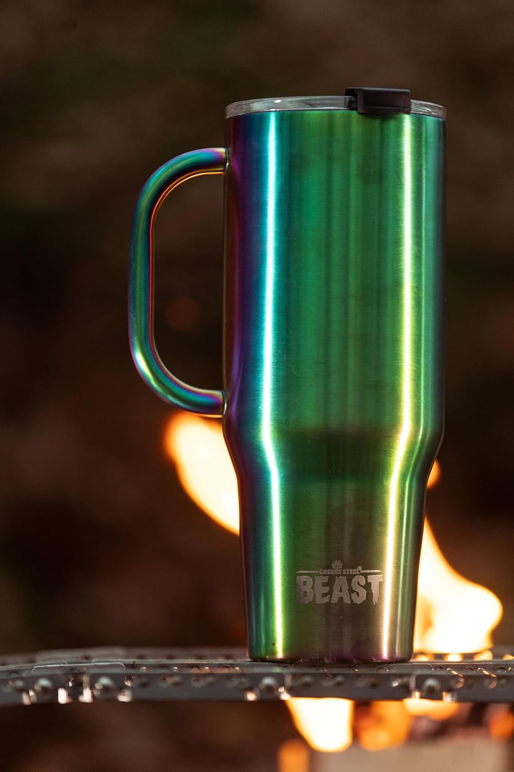 Beast 42 oz Tumbler Stainless Steel Vacuum Insulated Coffee Ice Cup Double Wall Travel Flask (Rainbow)