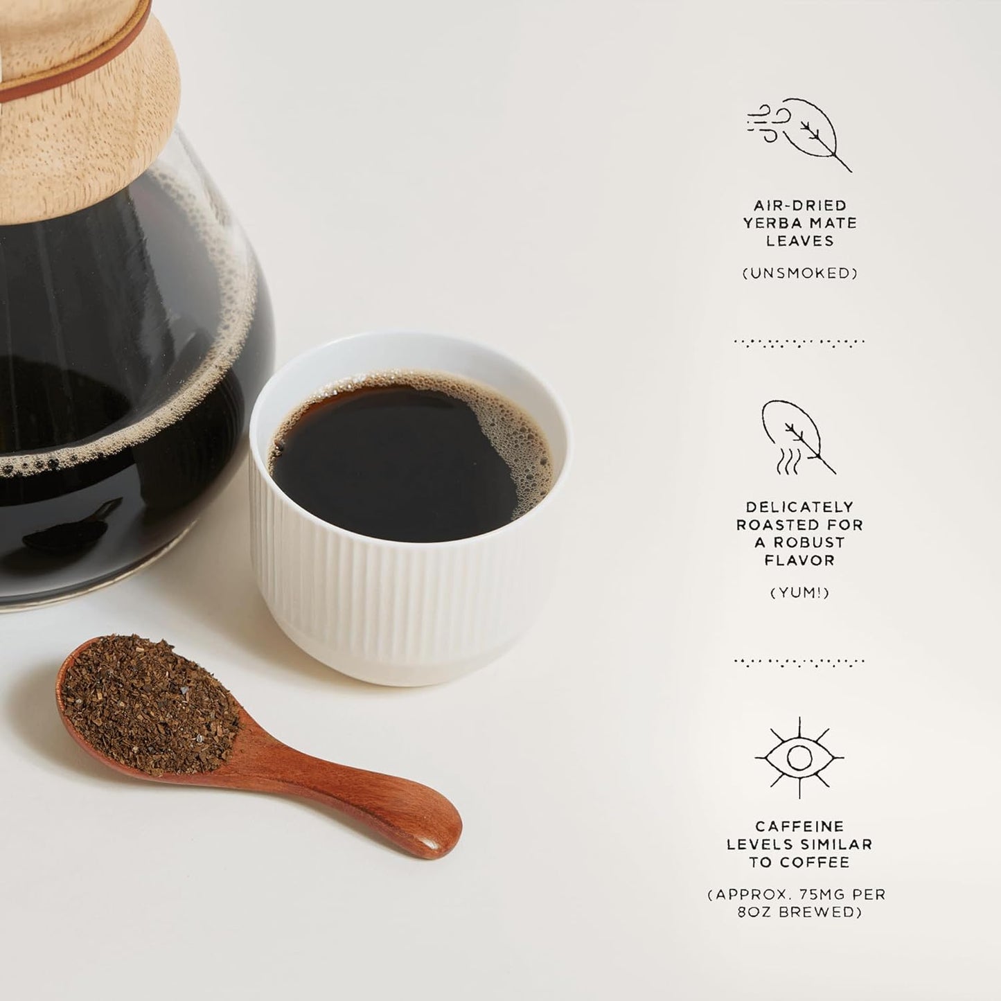 Katú Kojoi Premium Organic Yerba Mate Tea, Slow Roasted, Unsmoked, Air Dried, Loose-Leaf, Aged, Natural Energy, 8.8 oz (250g)