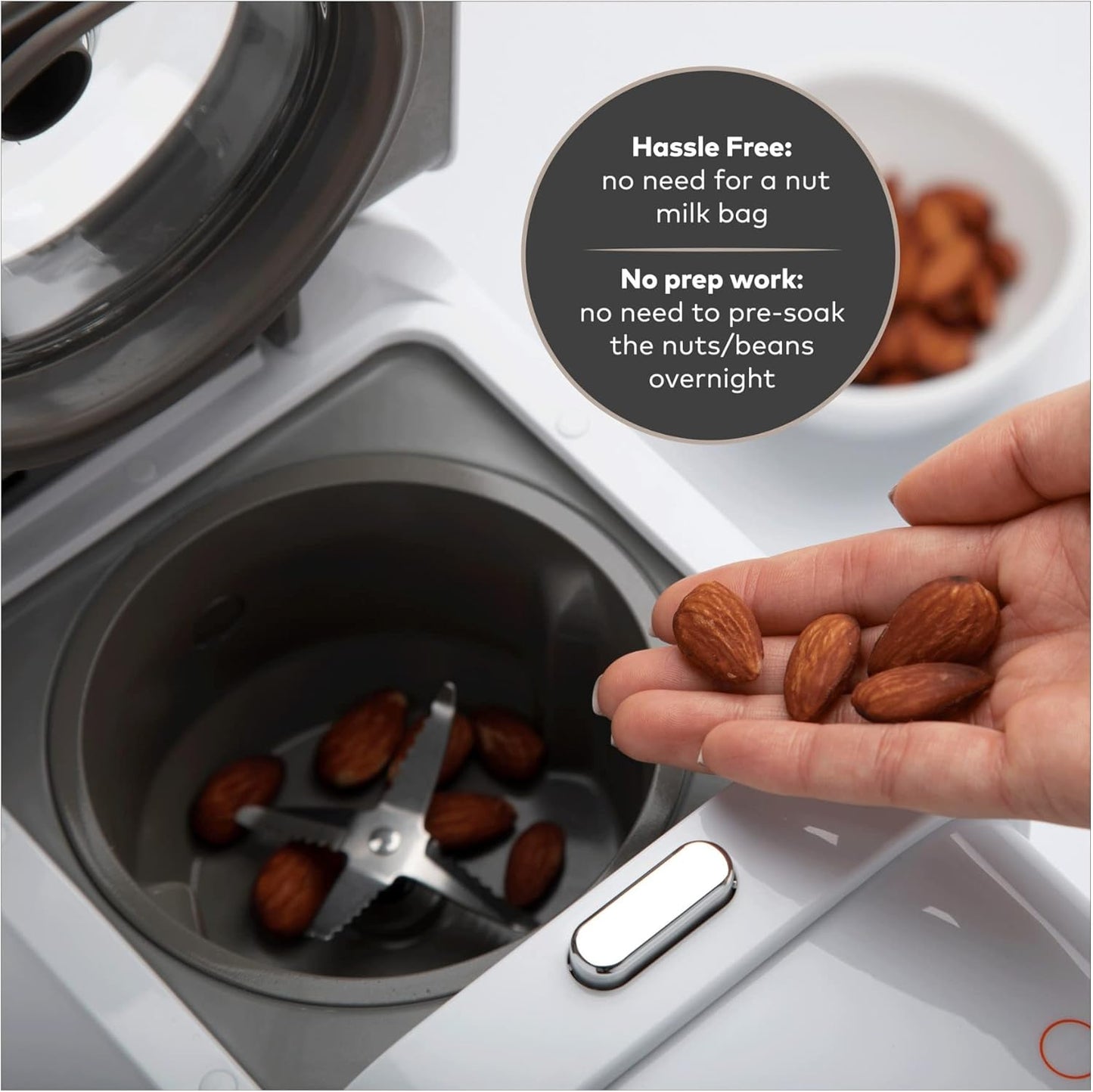 ChefWave Milkmade Non-Dairy Milk Maker with Intermix Hand Blender & Milk Frother (3 Items)