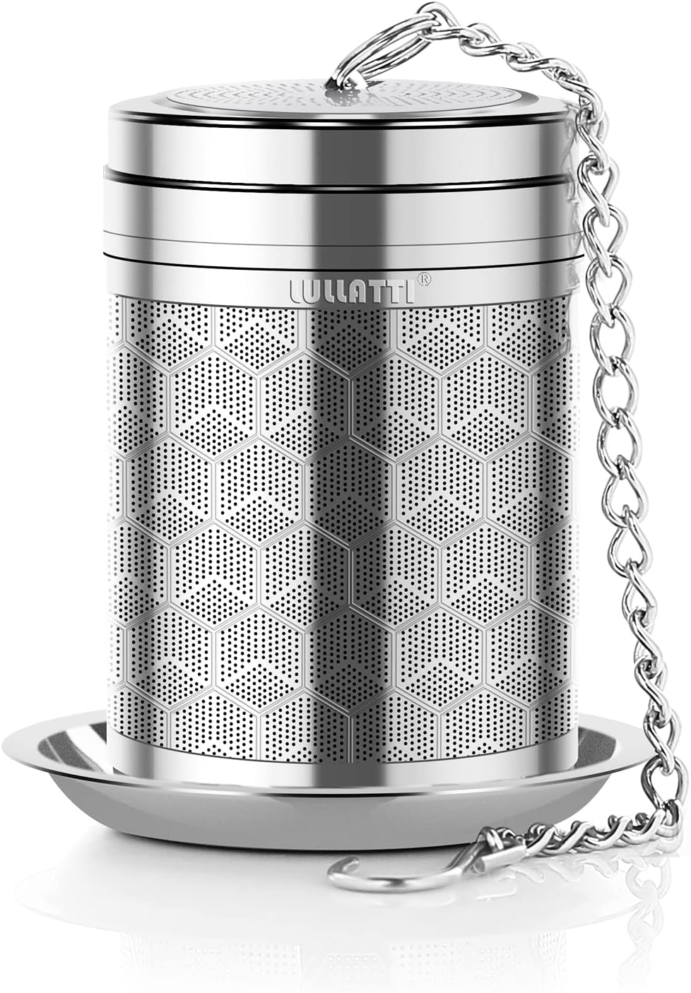 Large Tea Infuser for Loose Tea(1 Pack), 304 Stainless Steel Tea Ball Strainer, Extra Fine Mesh Tea Steeper for Brewing All Kind of Tea, Fits for Most Teapot, Cups or Mugs