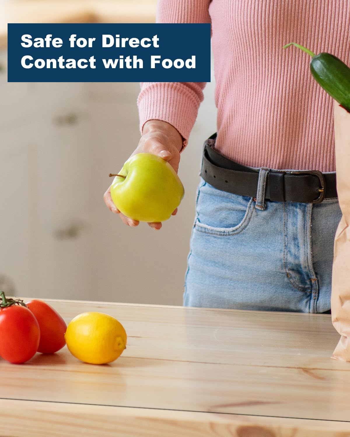 Crystal Clear Plastic Table Cover Protector, 36" x 54" Spill Resistant Easy Flat PVC Desk Pad Mat, 1.5mm Thick Rectangle Vinyl Table Top Protector for Dining Room Table, Office, Dresser